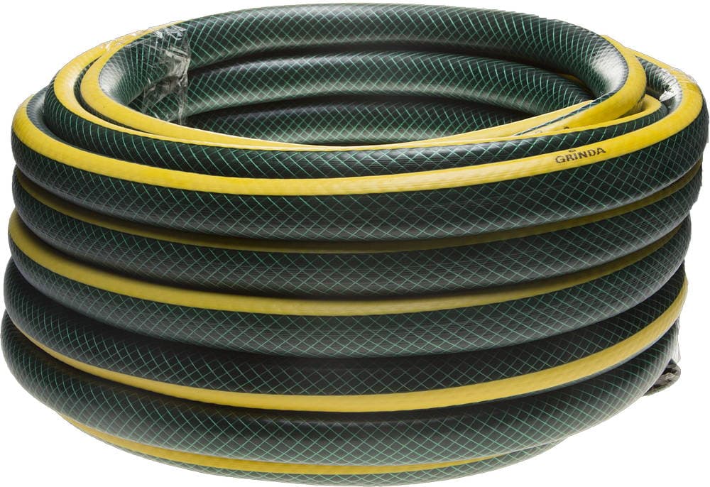GRINDA STANDARD, 3/4″, 15 м, 15 атм, трёхслойный, армированный, поливочный шланг (429000-3/4-15)