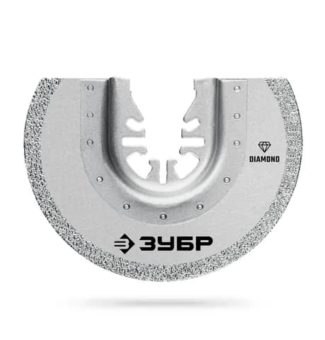 ЗУБР DIAMOND 85x2.0 мм полотно пильное с алмазным зерном Р50: керамика, бетон, кирпич, UniLock (15554-85)