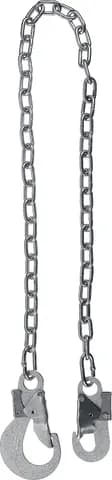 ЗУБР СЦ-1 карабины из оцинкованной стали, длина - 1.42м, выполнен из цепи, одноплечный строп (11588)