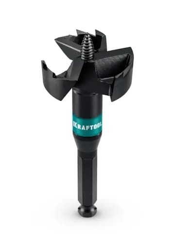 KRAFTOOL SELF FEED d 51 мм, cверло по дереву самоврезающееся (29951-51)