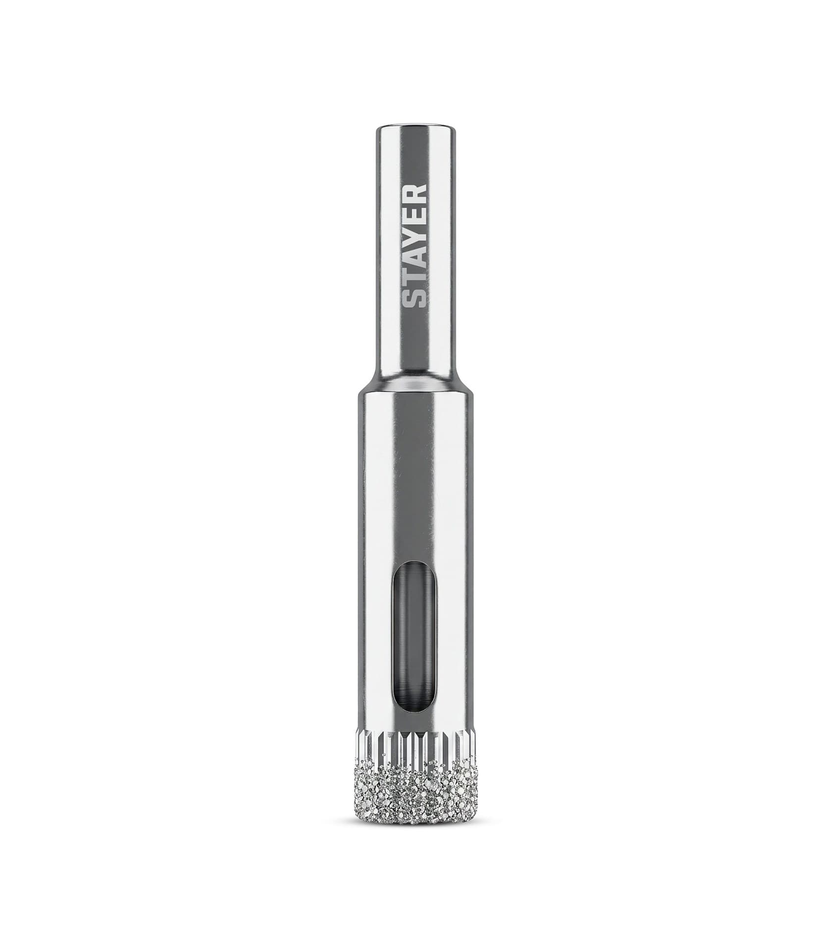 STAYER DIAMOND d 12 мм, Р60, Алмазное трубчатое сверло (29930-12)