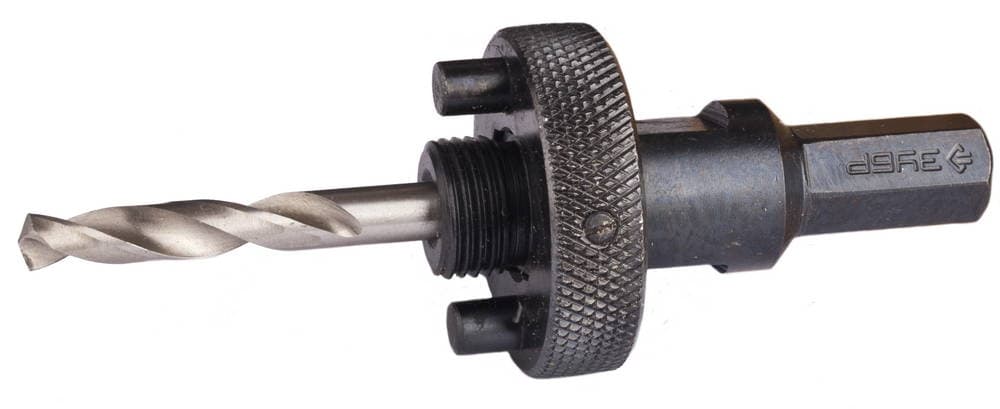 ЗУБР ЭКСПЕРТ-К8 HEX 3/8″ (9,5 мм) державка быстросъемная для биметаллических коронок 32-210 мм (29534)