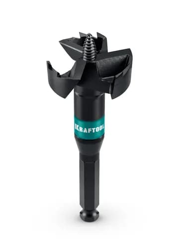 KRAFTOOL SELF FEED d 45 мм, cверло по дереву самоврезающееся (29951-45)