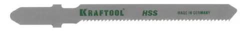KRAFTOOL T218A, EU-хвост., по металлу HSS, фигурныйрез,шаг 1.2 мм, 50 мм, 2 шт, полотна для лобзика (159553-1.2)