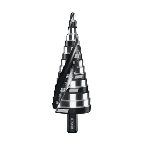 STAYER Pro-Max 4-32мм, 15 ступеней, винтовая спираль, сверло ступенчатое (29661-4-32-15)