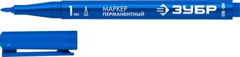 ЗУБР МП-100 синий, 1 мм перманентный маркер (06320-7)