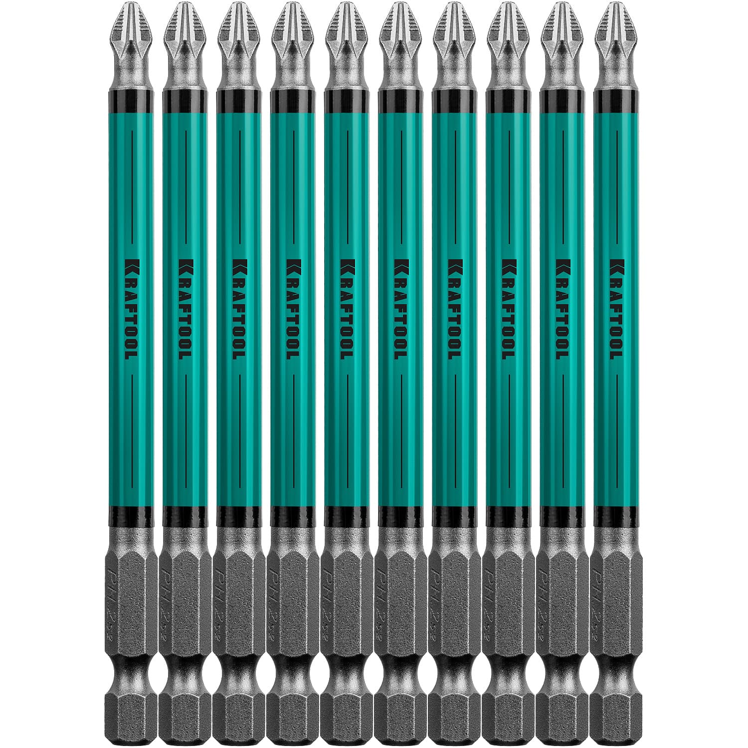 KRAFTOOL Optimum, PH2, 100 мм, 10 шт, биты (26122-2-100-10)
