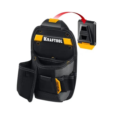KRAFTOOL KP-8 поясная сумка с быстросъёмным креплением FastClip, 170 х 260 мм (38776)