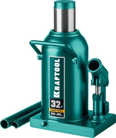 KRAFTOOL KRAFT-LIFT, 32 т, 255 - 405 мм, бутылочный гидравлический домкрат (43462-32)