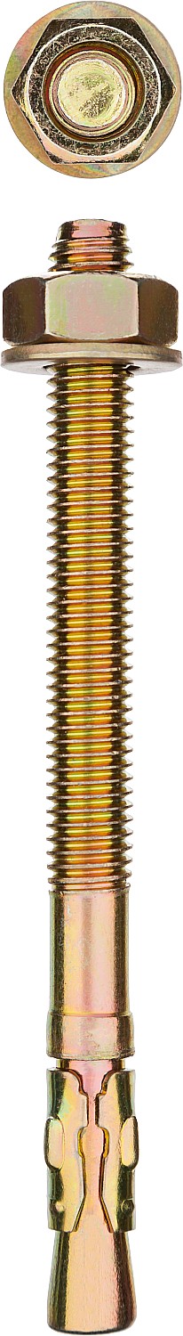 ЗУБР М16 х 180 мм, 10 шт, клиновой анкер (302032-16-180)