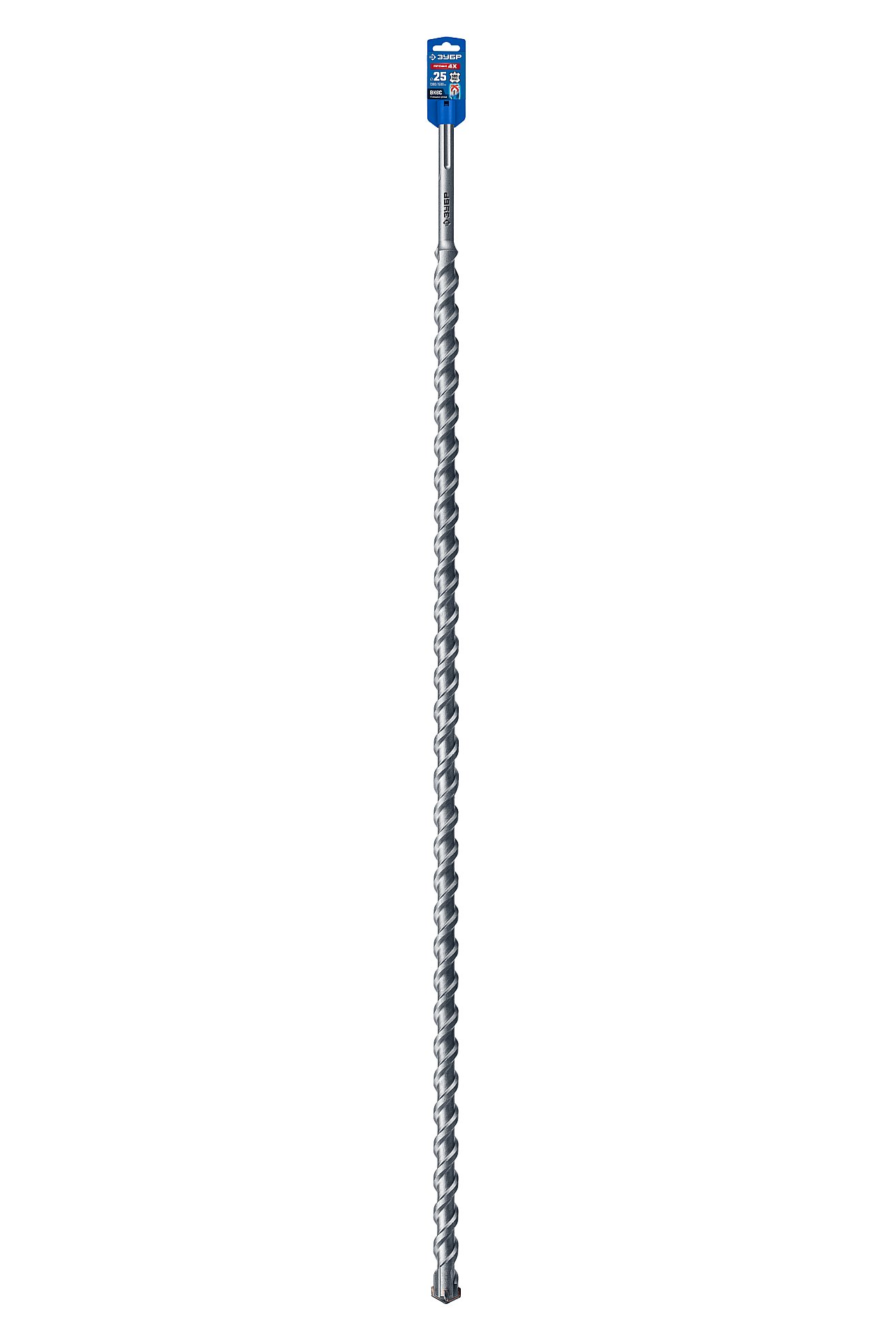 ЗУБР ПРОФИ-4Х 25x1380/1500 мм, SDS-max бур, ПРОФЕССИОНАЛ (29350-1380-25)