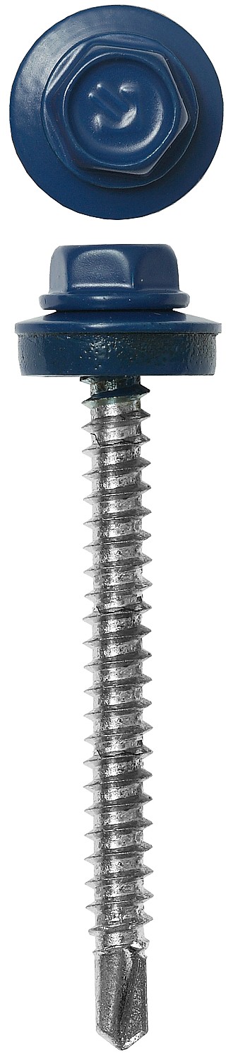 ЗУБР СКД 5005, 35 х 4.8 мм, синий насыщ., 1800 шт (10,1 кг.), кровельный саморез, Профессионал (4-300310-48-035-5005)